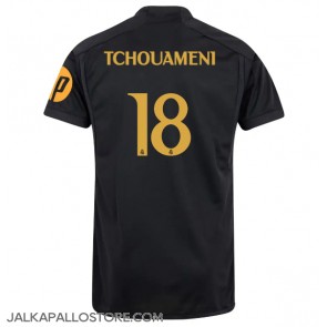 Real Madrid Aurelien Tchouameni #18 Kolmaspaita 2023-24 Lyhythihainen